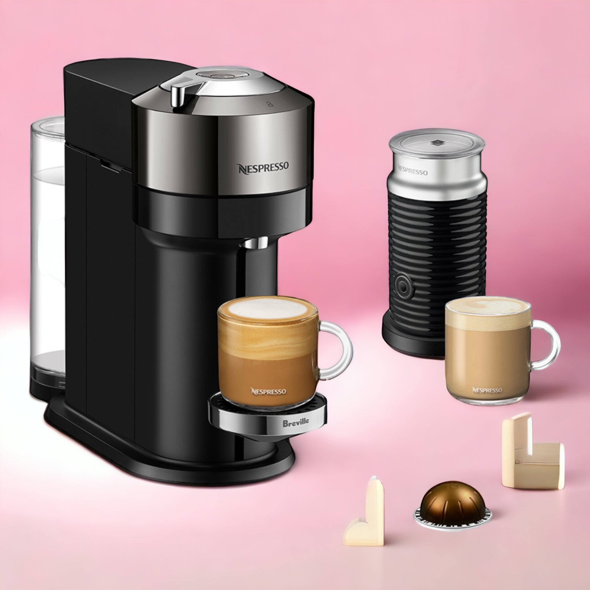 Nespresso Vertuo Next Deluxe Coffee Capsule Machine with Milk Frother – The  Espresso Time