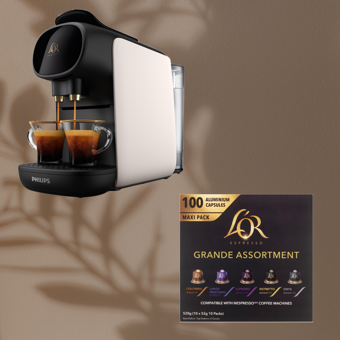 Assortiment Espresso 100 capsules, Café