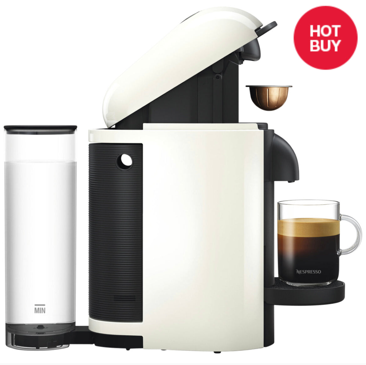 Krups Nespresso Vertuo Next Deluxe Coffee Machine - Swiss plug