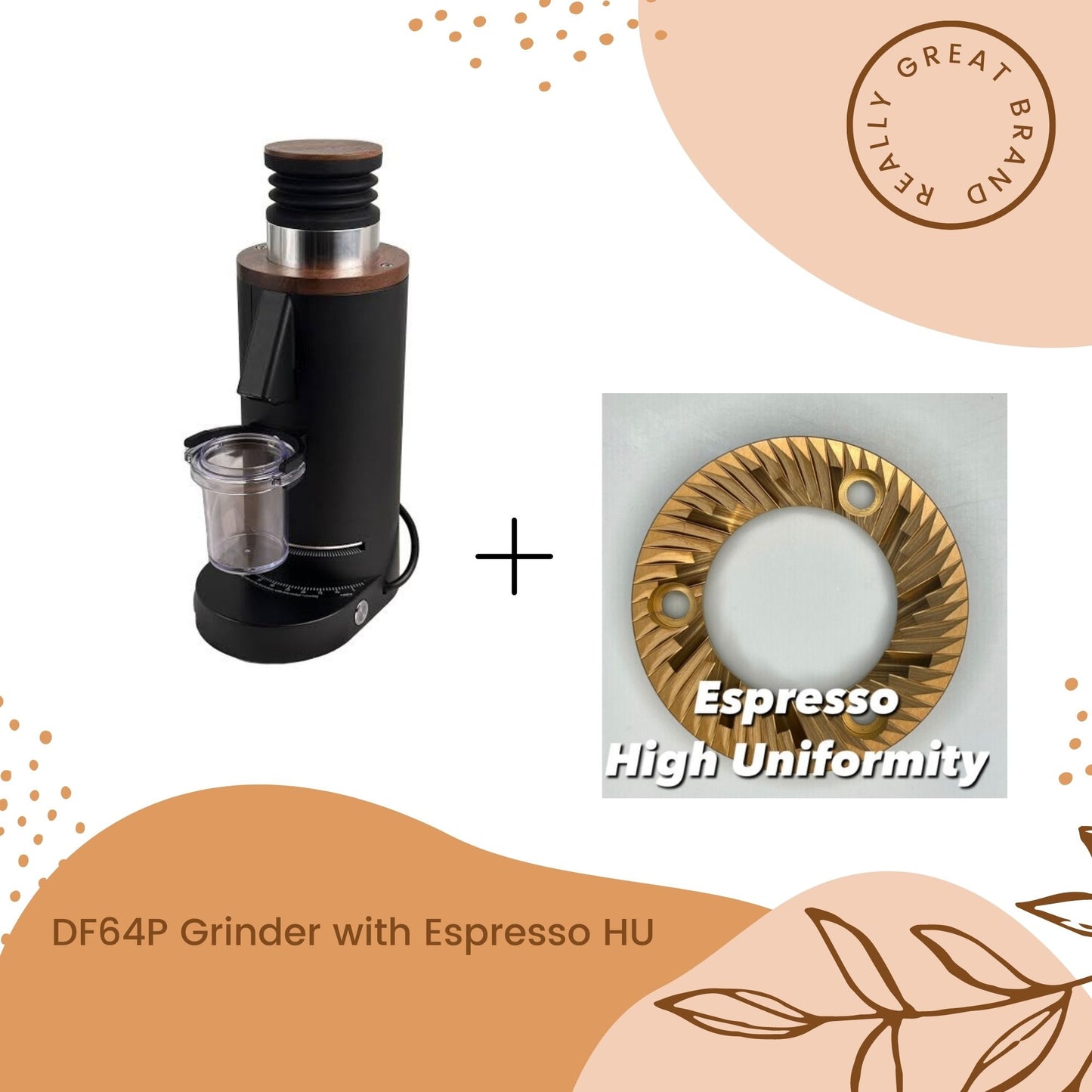 Coffee Tech DF64P Single Dose Cofee Grinder