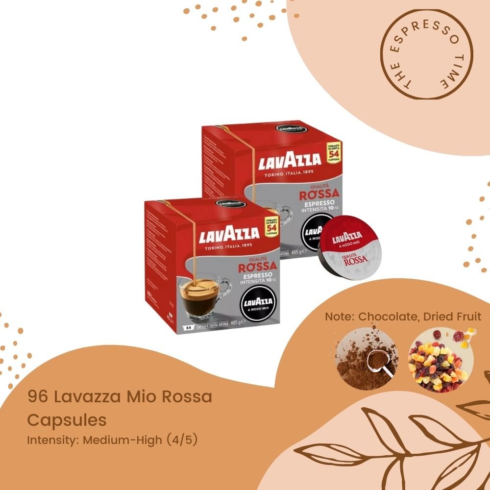 Lavazza A Modo Mio 96 Coffee Capsules - The Espresso Time