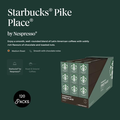 Starbucks by Nespresso Coffee Capsules 120pk - The Espresso Time